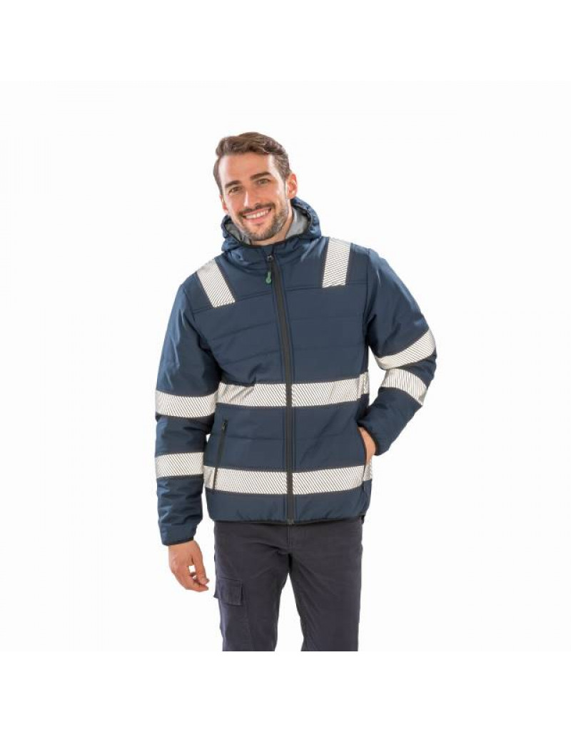 Jachetă de lucru cu elemente reflectorizante